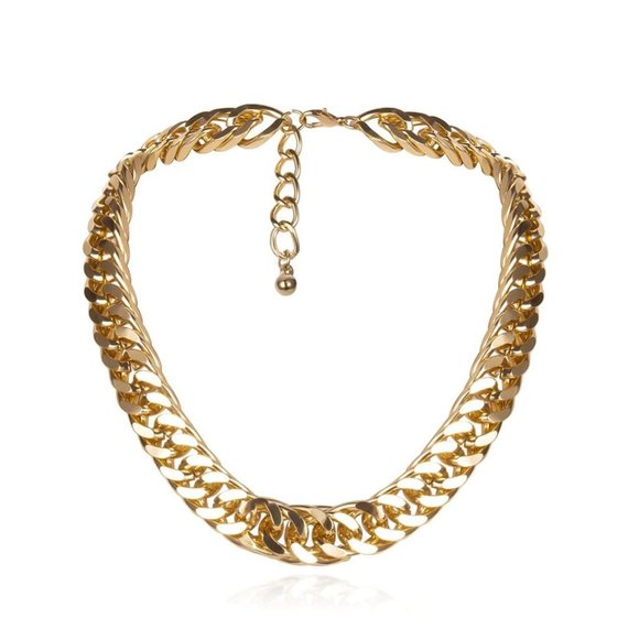 Cuban Style Men's choker chain. - Picture 2 of 2